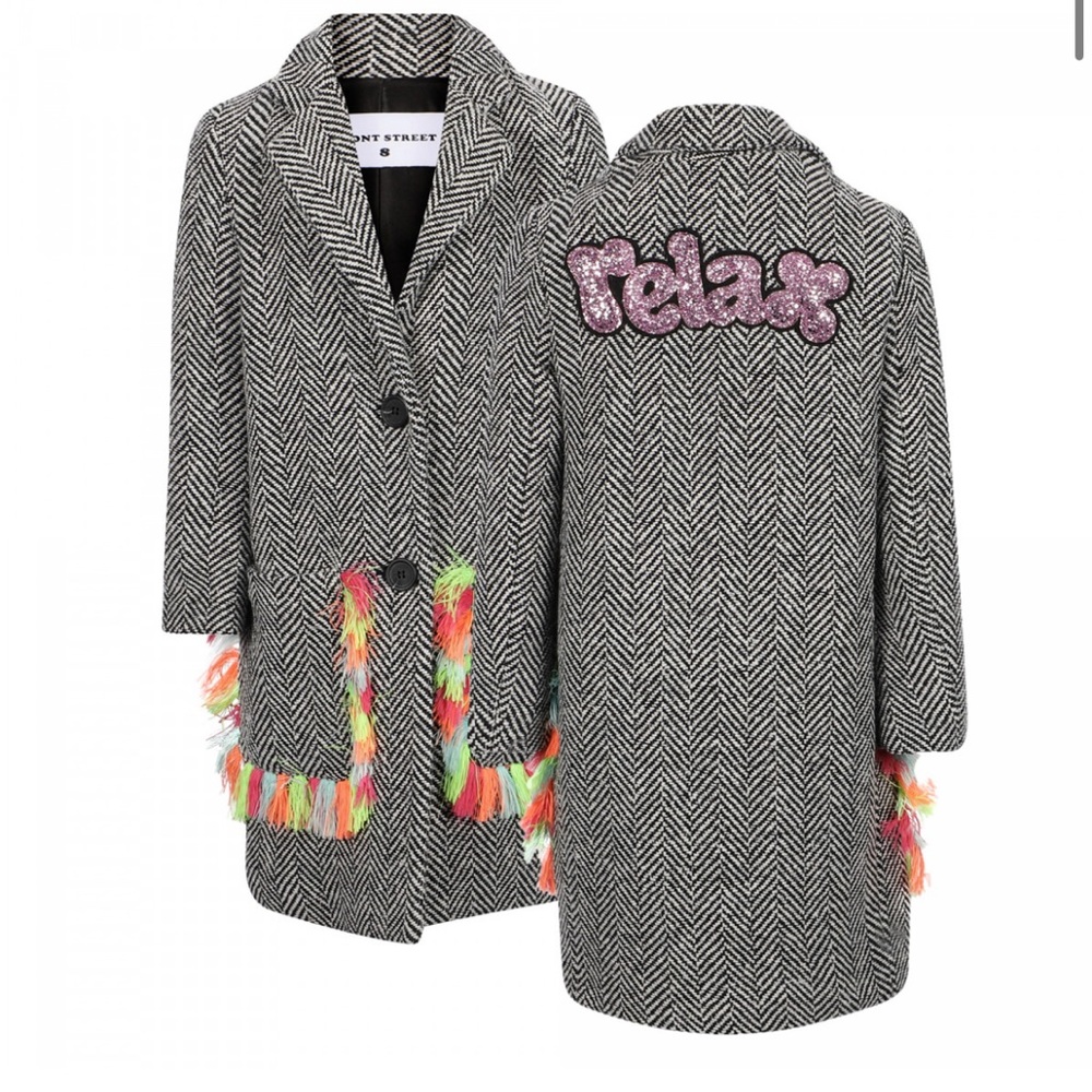 Front Street herringbone coat